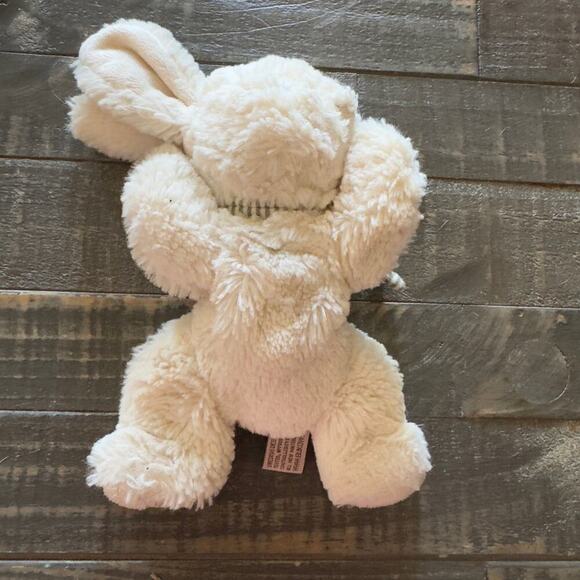 Bukowski Coco the White easter Bunny rabbit Scarf soft Plush Stuffed Animal 8” - Picture 4 of 6